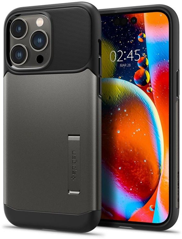 Spigen Slim Armor - gunmetal - iPhone 14 Pro