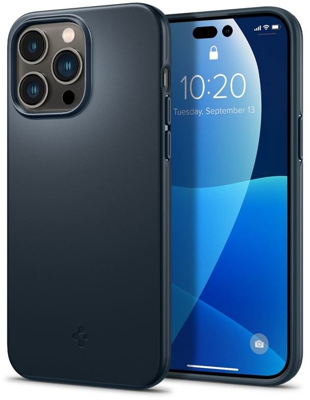 Spigen Thin Fit (iPhone 14 Pro) - Metallskifer