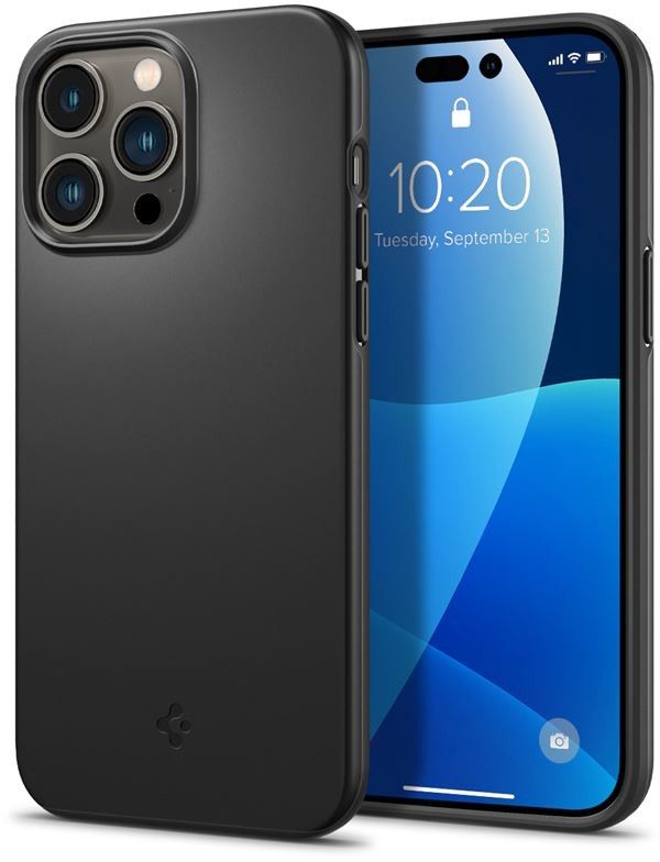 Spigen Thin Fit (iPhone 14 Pro Max) - Svart