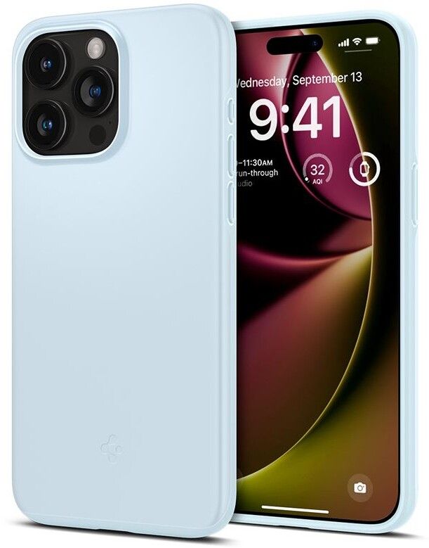 Spigen Thin Fit (iPhone 15 Pro) - Lyse blå