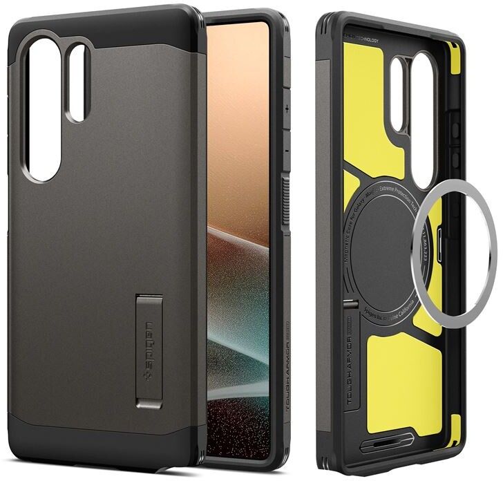 Spigen Tough Armor MagSafe - Gunmetal - Samsung Galaxy S25 Ultra