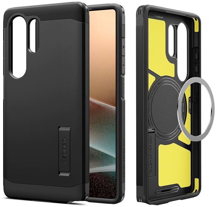 Spigen Tough Armor AI MagFit (Galaxy S25 Ultra) - Svart