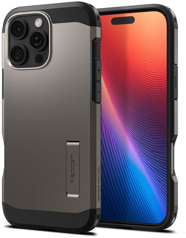 Spigen Tough Armor MagSafe - Gunmetal - iPhone 16 Pro