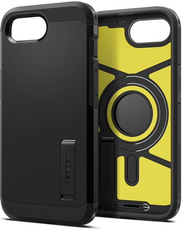 Spigen Tough Armor AI MagFit (iPhone 16e) - Svart