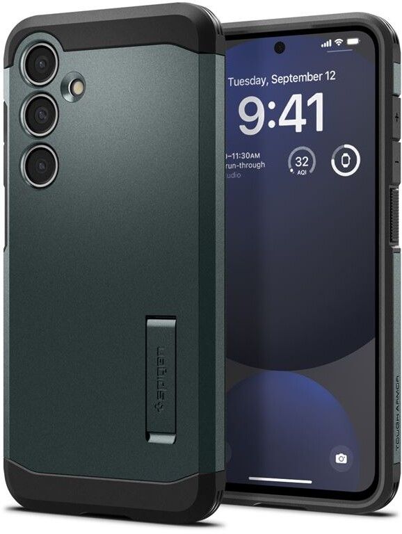 Spigen Tough Armor (Galaxy S24 FE) - Grønn