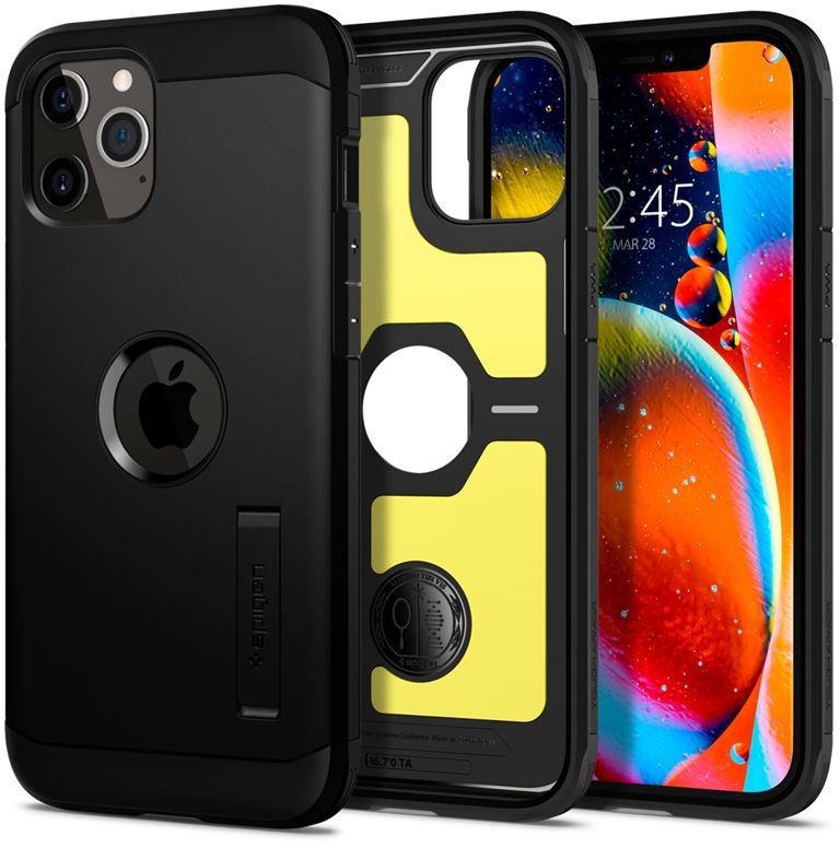 Spigen Tough Armor (iPhone 12/12 Pro) - Svart