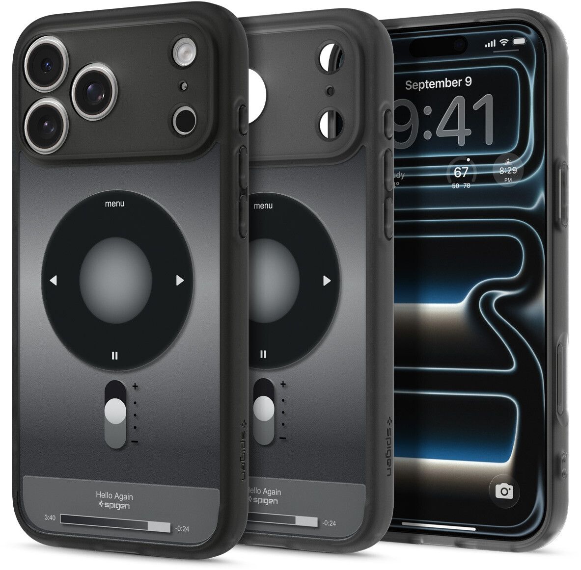 Spigen Ultra Hybrid Classic MagFit (iPhone 17 Pro/18 Pro) - Svart