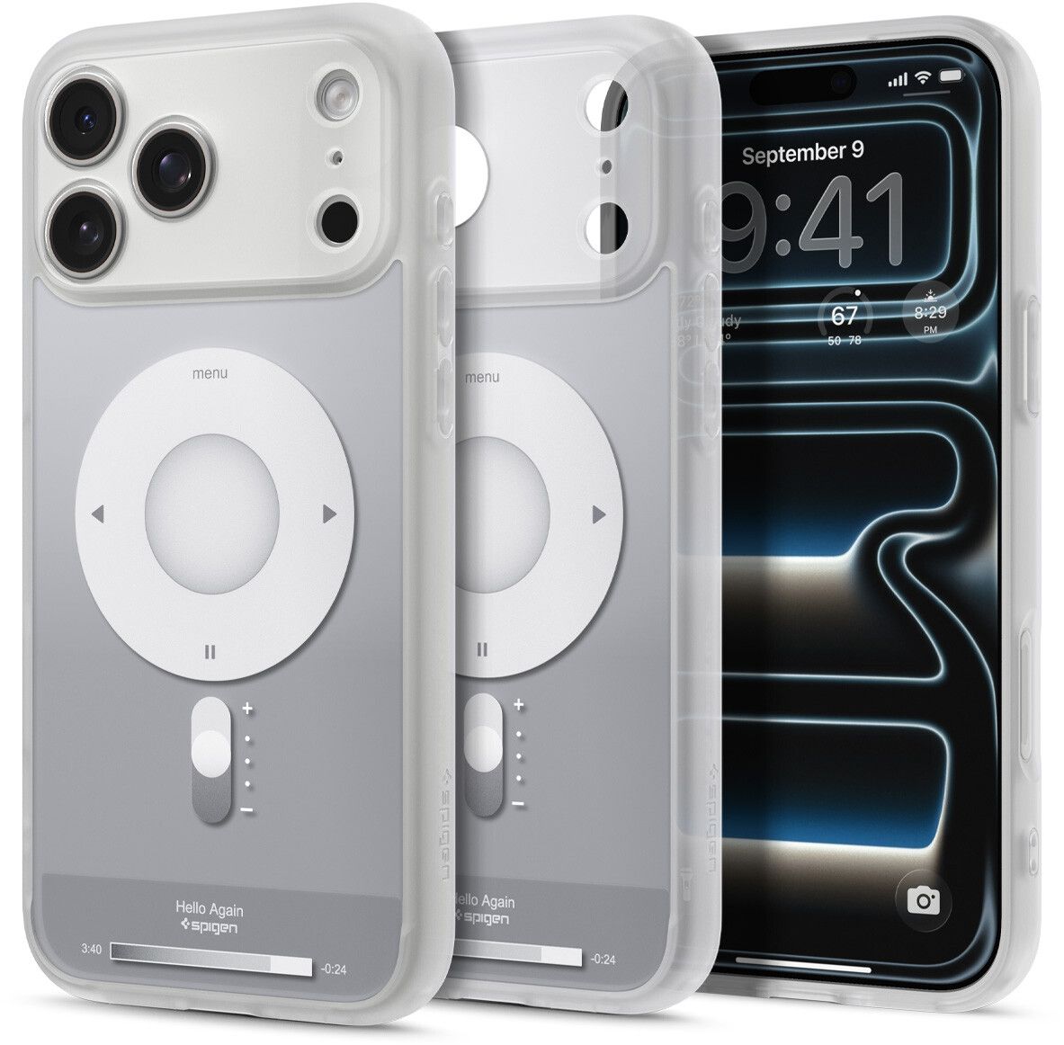 Spigen Ultra Hybrid Classic MagFit (iPhone 17 Pro/18 Pro) - Vit