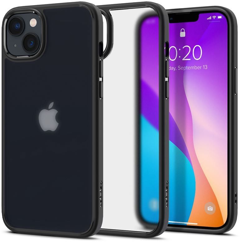 Spigen Ultra Hybrid (iPhone 14) - Frost /svart