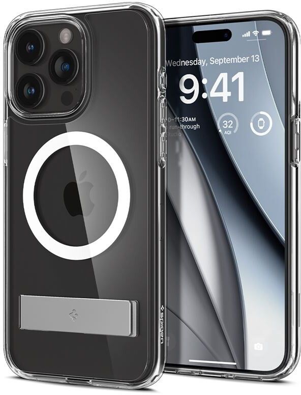 Spigen Ultra Hybrid S MagSafe - crystal clear - iPhone 15 Pro