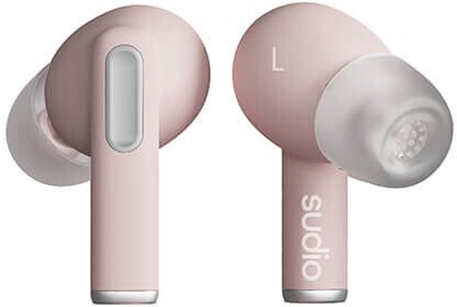 Sudio Sudio A1 Pro In-Ear True Wireless ANC Hodetelefon Rosa 7350071382868 Tilsvarer: N/A