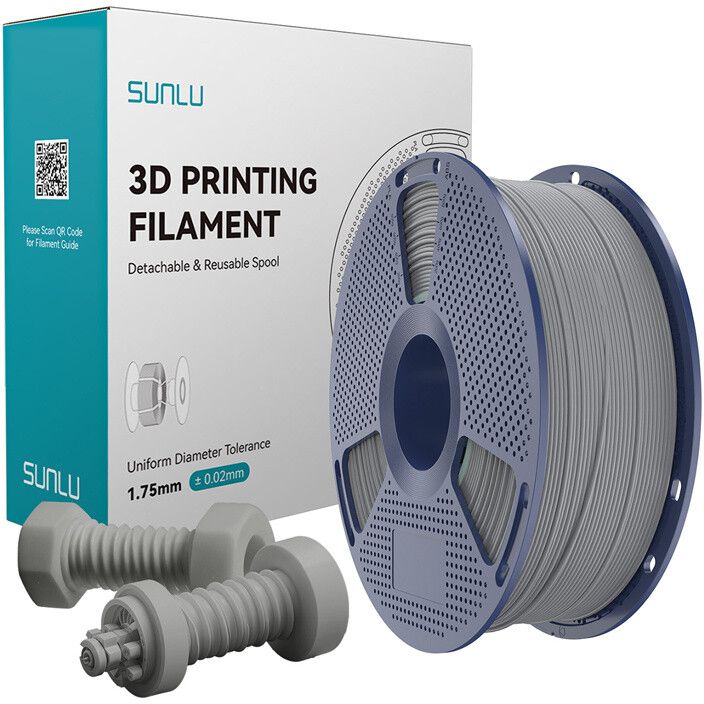 Sunlu High-Speed ABS Filament 1,75mm 1 kg - Grå