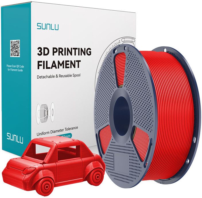 Sunlu PETG Filament 1,75mm 1 kg - Röd