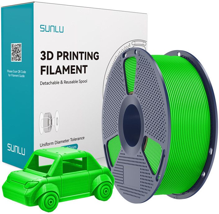 Sunlu PETG Filament 1,75mm 1 kg - Grön