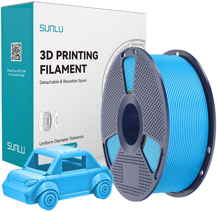 Sunlu PETG Filament 1,75mm 1 kg - Blå