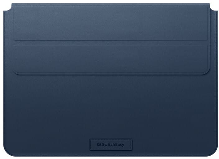 SwitchEasy EasyStand lærveske (Macbook Pro 15/16) - Blå