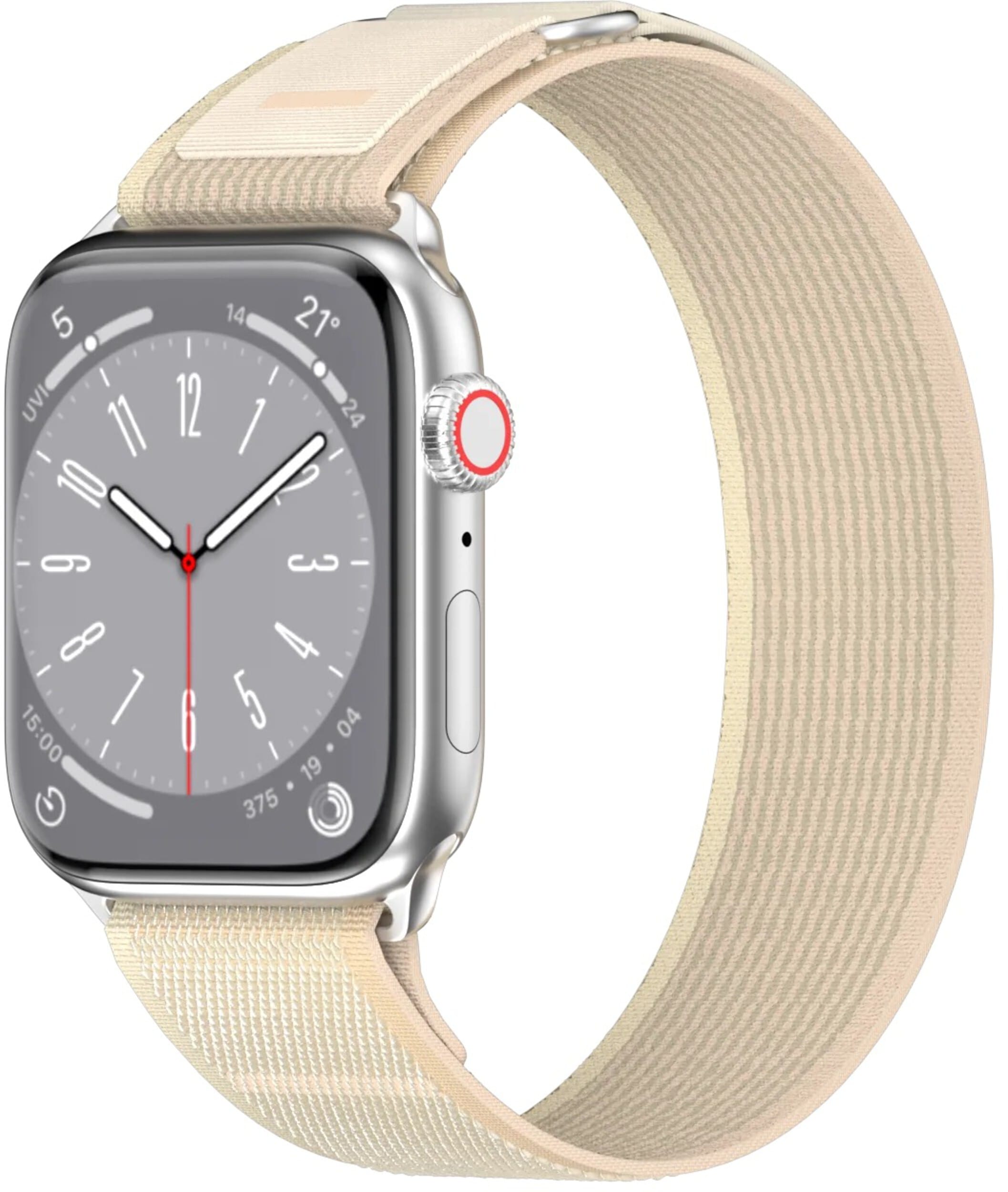 SwitchEasy Flex Woven Nylon Loop (Watch 49/46/45/44/42mm) - Beige