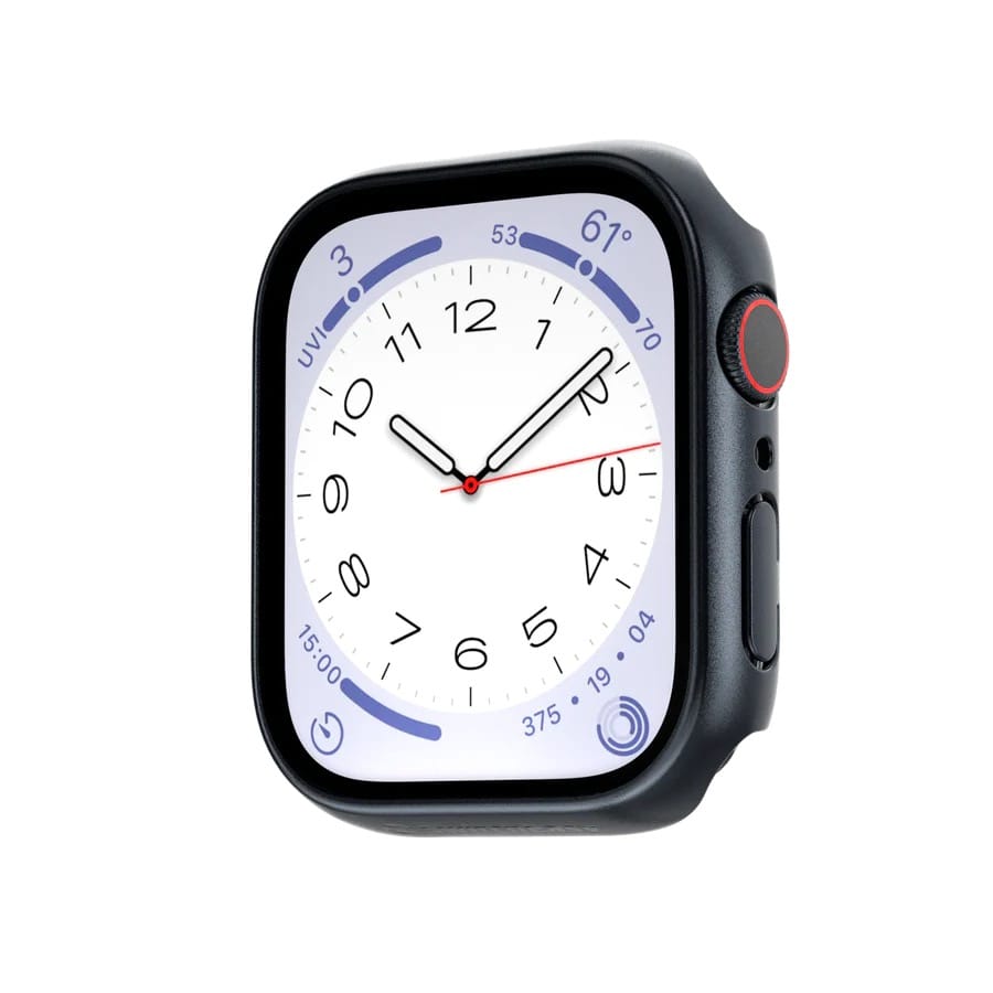 SwitchEasy Hybrid-deksel (klokke 45 mm) - Svart
