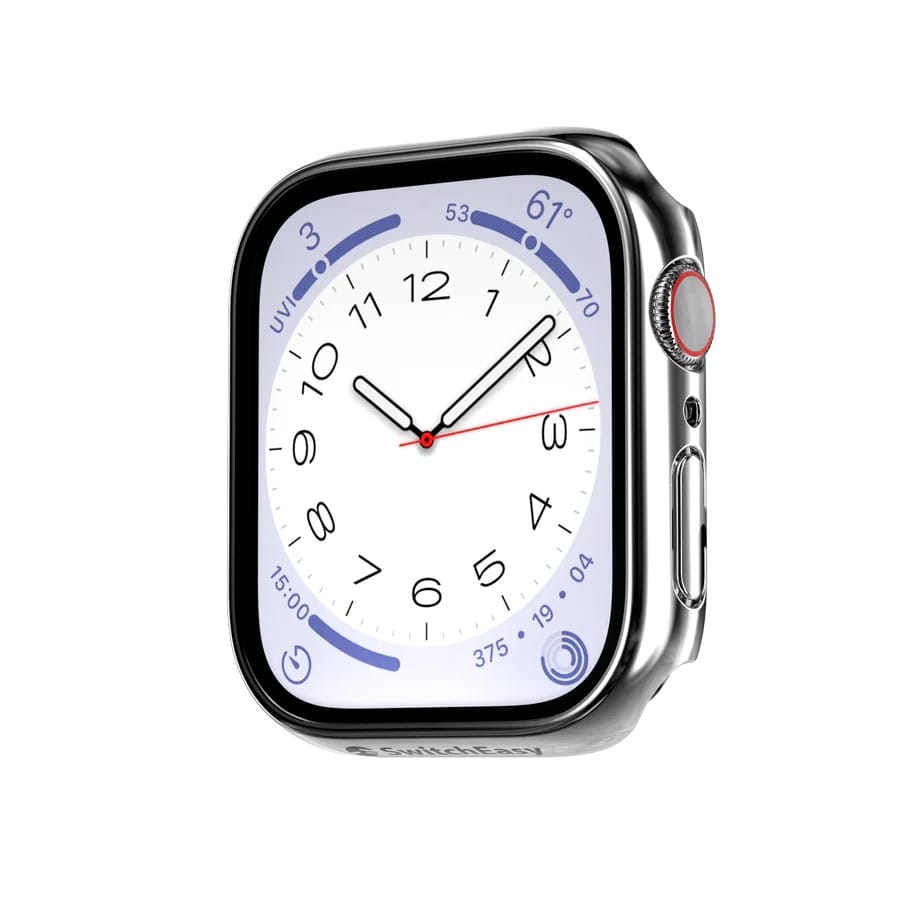 SwitchEasy Hybrid-deksel (klokke 45 mm) - Silver