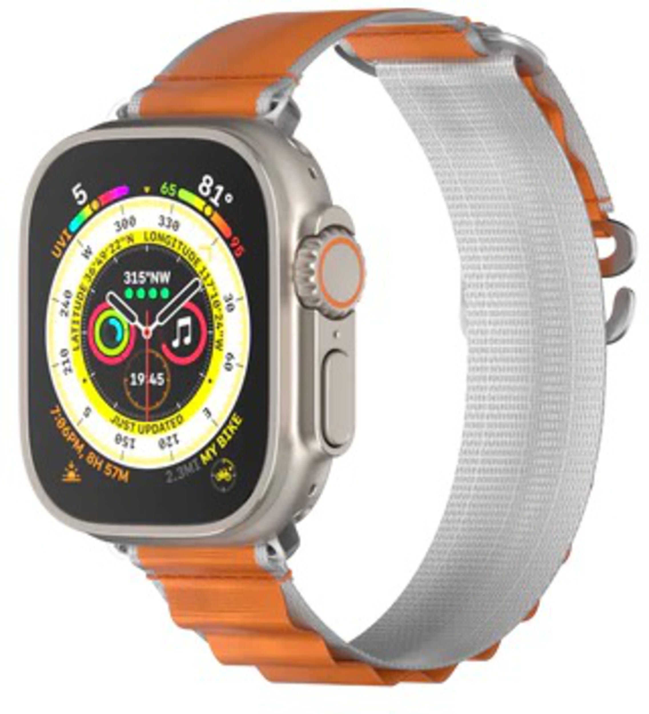 SwitchEasy MagEasy Active Watch Band (Watch 49/46/45/44/42mm) - Oransje