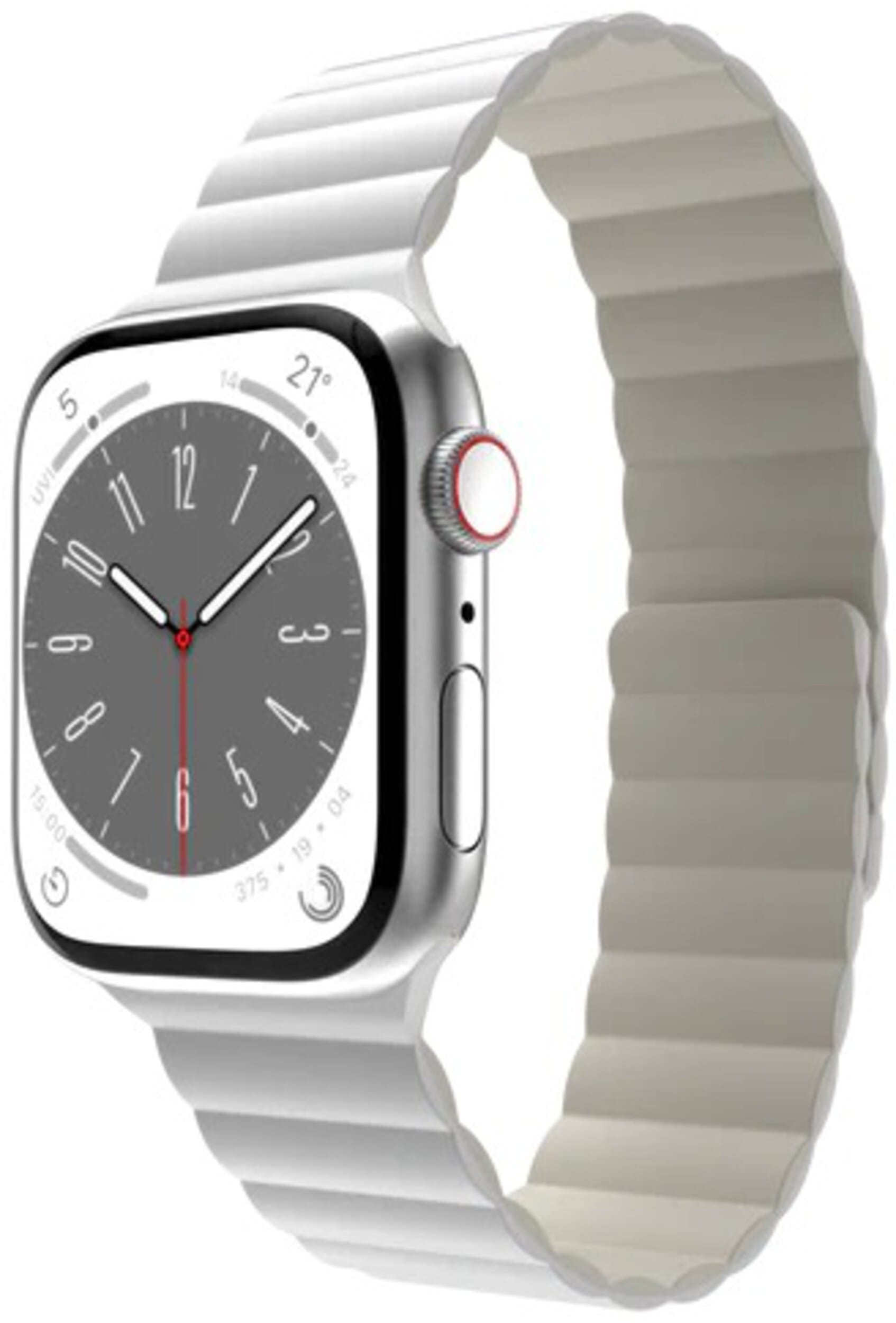 SwitchEasy Skin Silicone Magnetic Band (Watch 42/41/40/38mm) - Vit