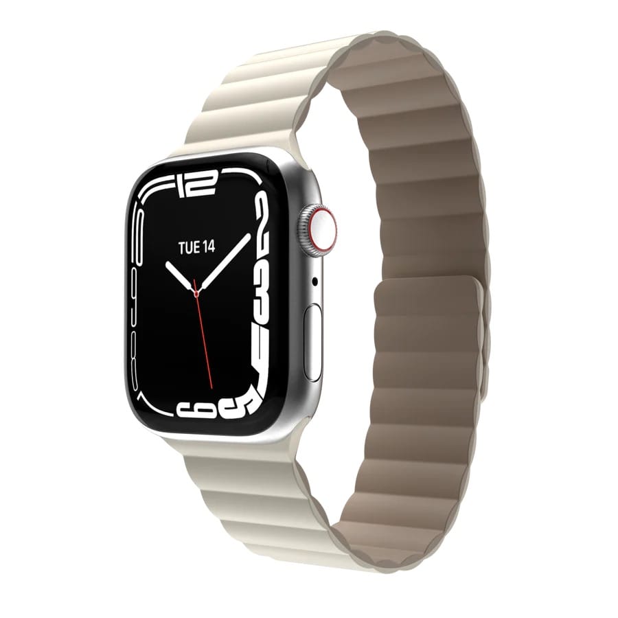 SwitchEasy Skin Silicone Magnetic Band (Watch 42/41/40/38mm) - Beige