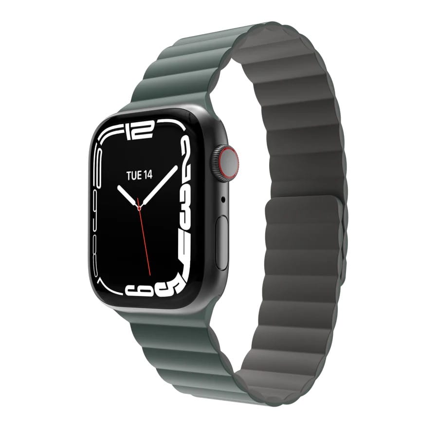 SwitchEasy Skin Silicone Magnetic Band (Watch 42/41/40/38mm) - Grønn