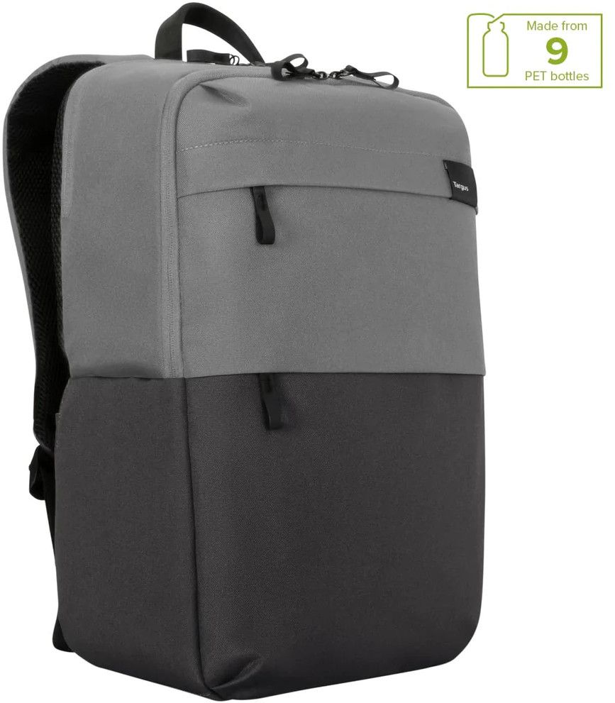 Targus Sagano EcoSmart Travel - Notebookryggsekk - 15.6 - svart, grå