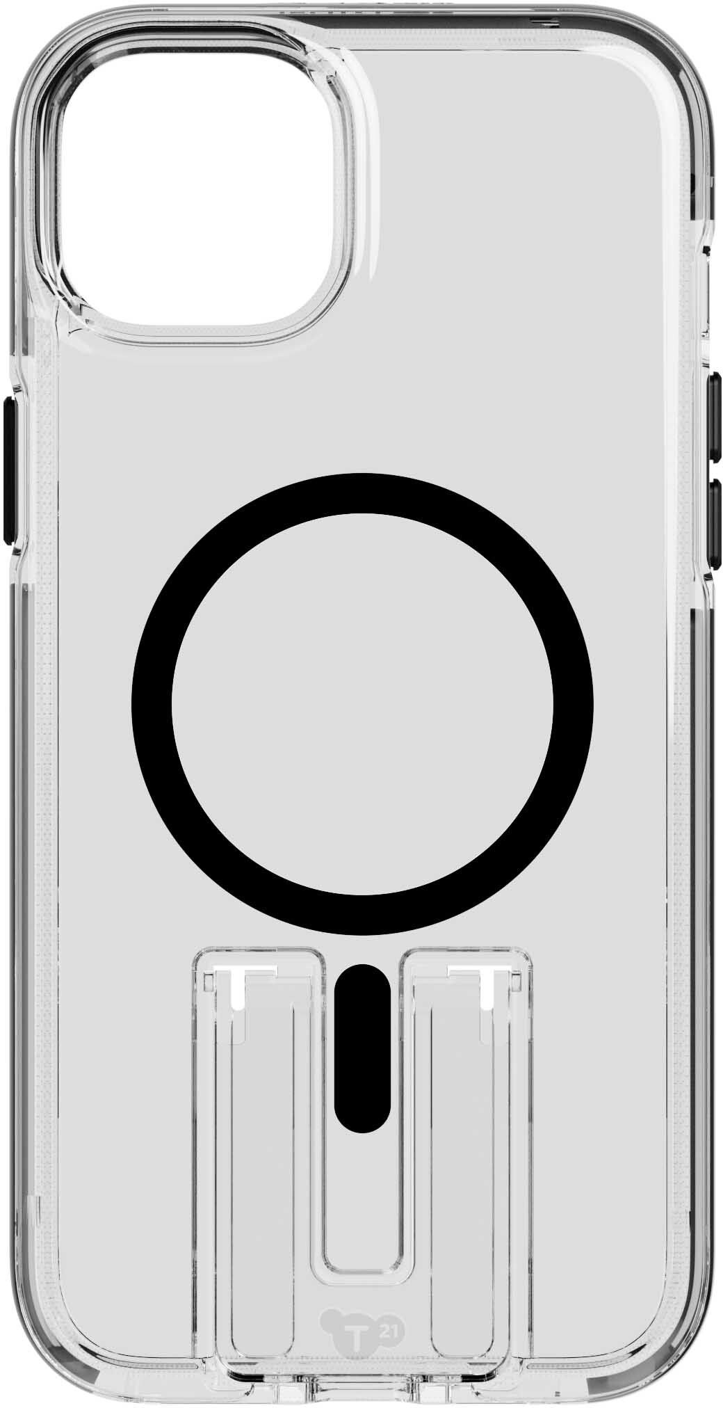 Tech21 Evo Kick MagSafe iPhone 15 Plus Clear Black
