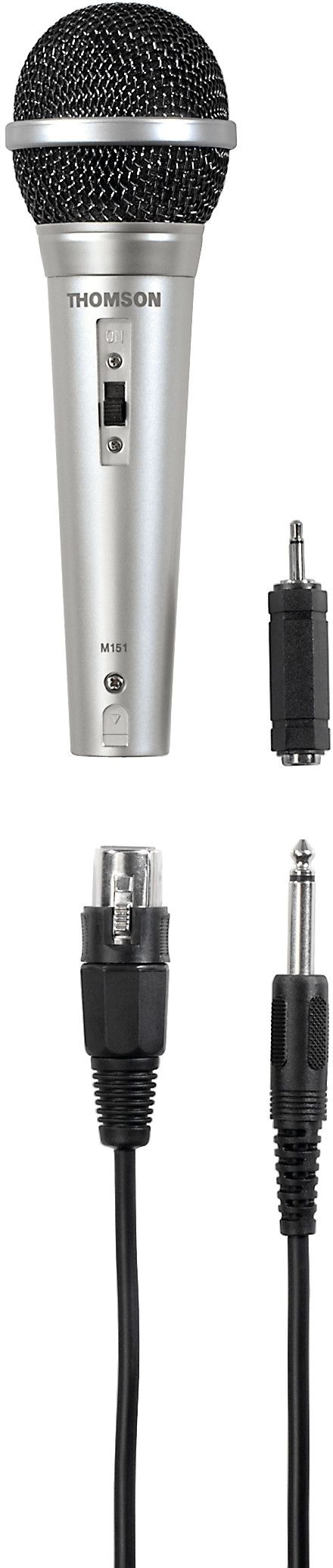 Hama Mikrofon Dynamisk M151 XLR Karaoke Sølv
