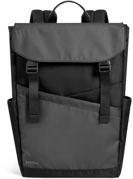Tomtoc Slash-A64 Flip-ryggsekk (15"-16") - Svart/grå