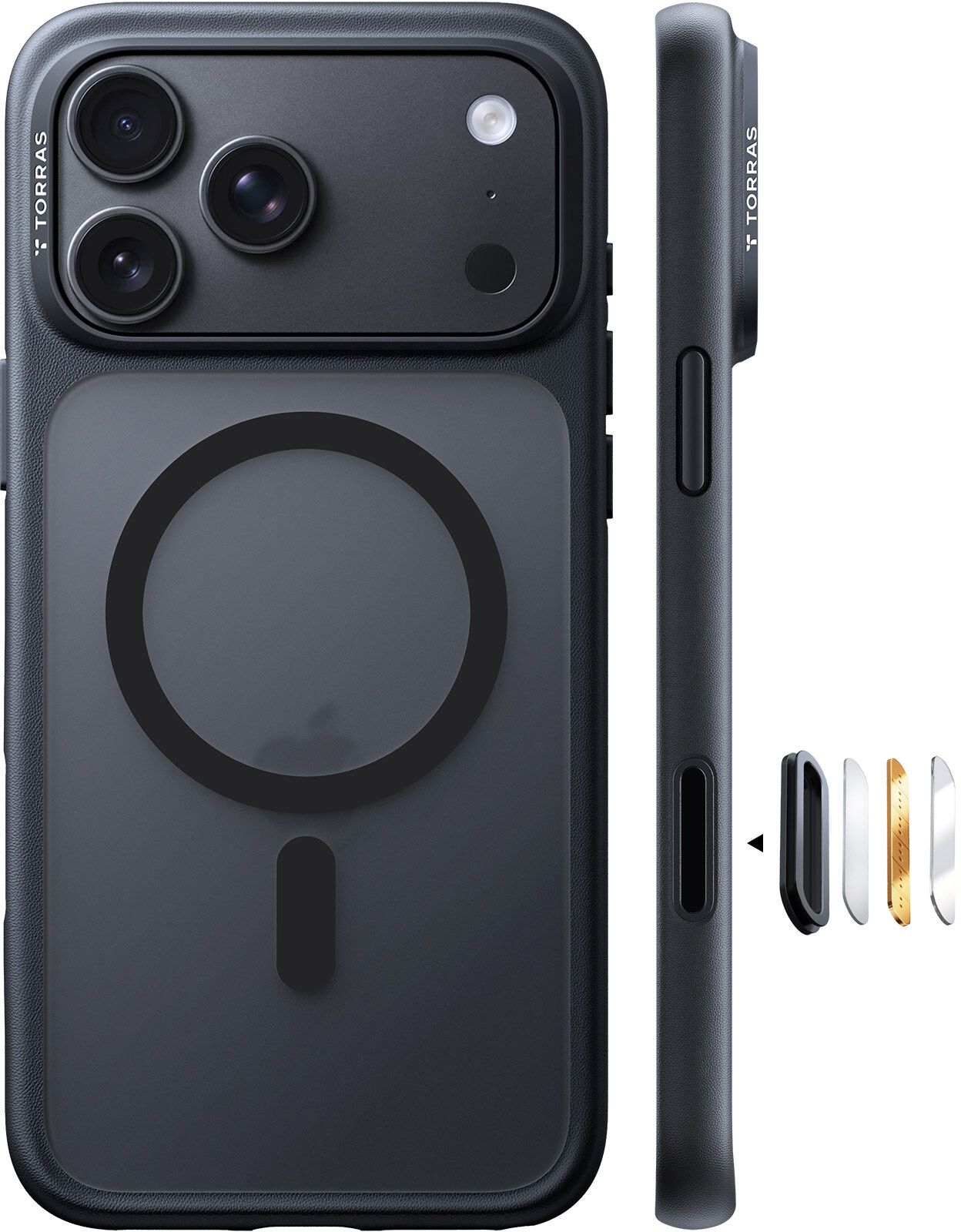 Torras Guardian Magnetic (iPhone 18 Pro) - Svart