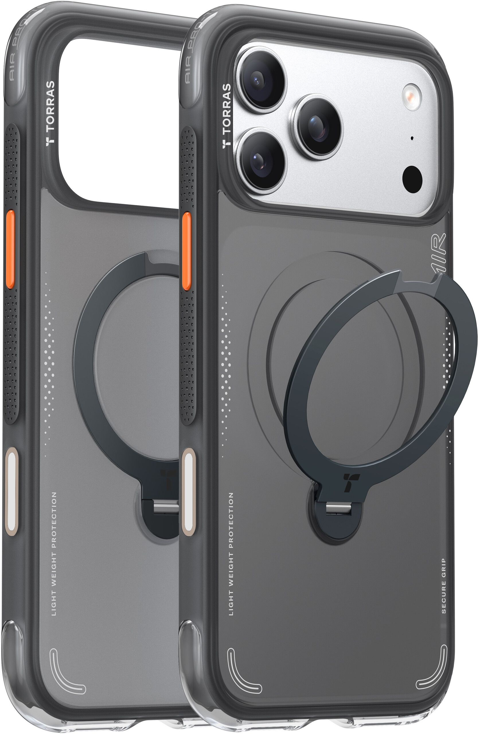 Torras Ostand Q3 Air (iPhone 18 Pro) - Svart