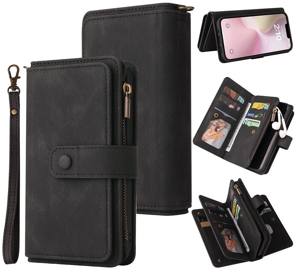 Trolsk 15 Card Wallet (iPhone 16e) - Svart