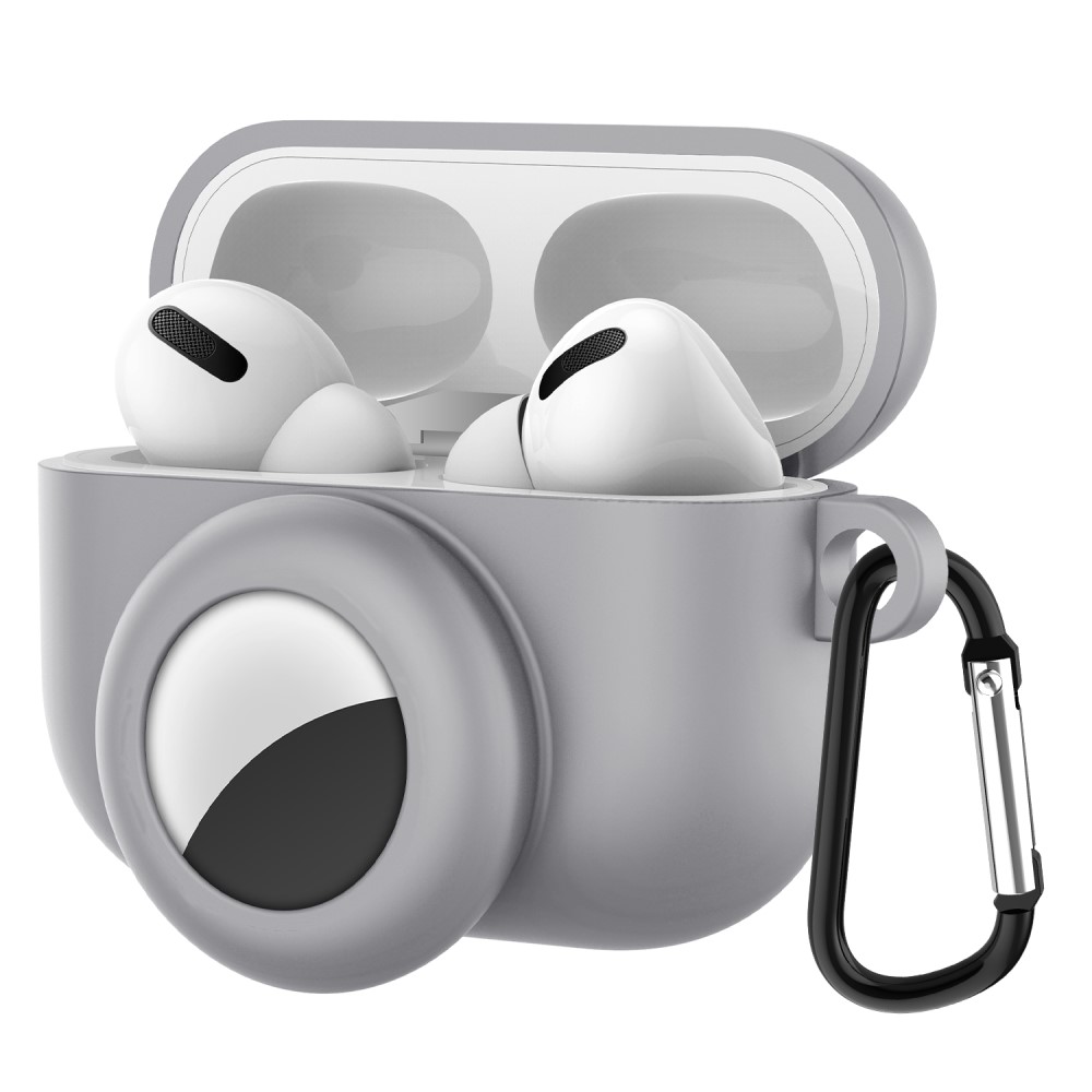 Trolsk 2-in-1 Protective Case (AirPods Pro/AirTag) - Grå