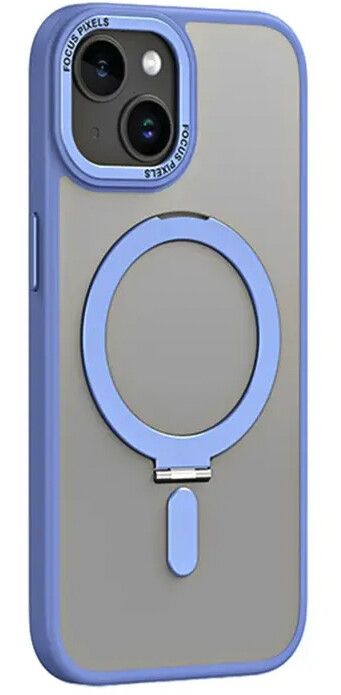 Trolsk akryldeksel med MagSafe (iPhone 15) - Blå