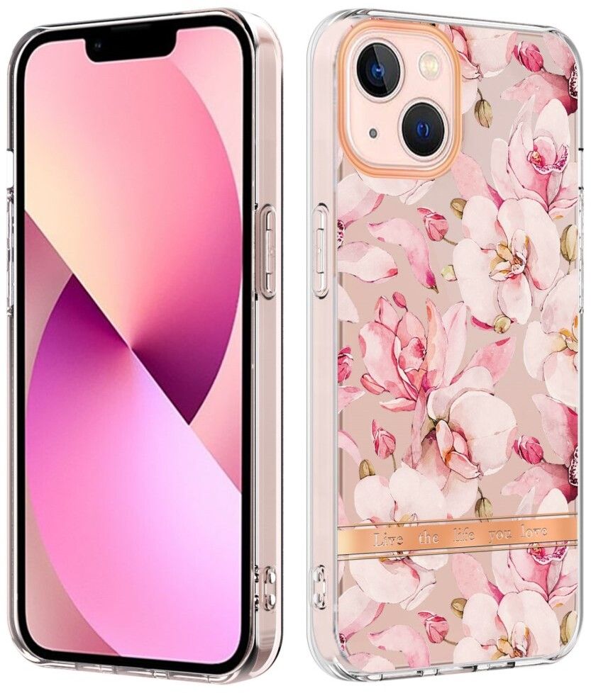 Trolsk Floral Case - Pink Gardenia (iPhone 14)