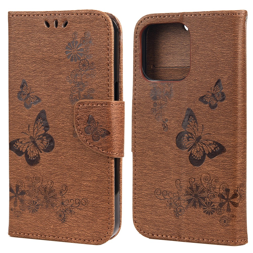 Trolsk Butterfly Wallet (iPhone 13 Pro) - Brun