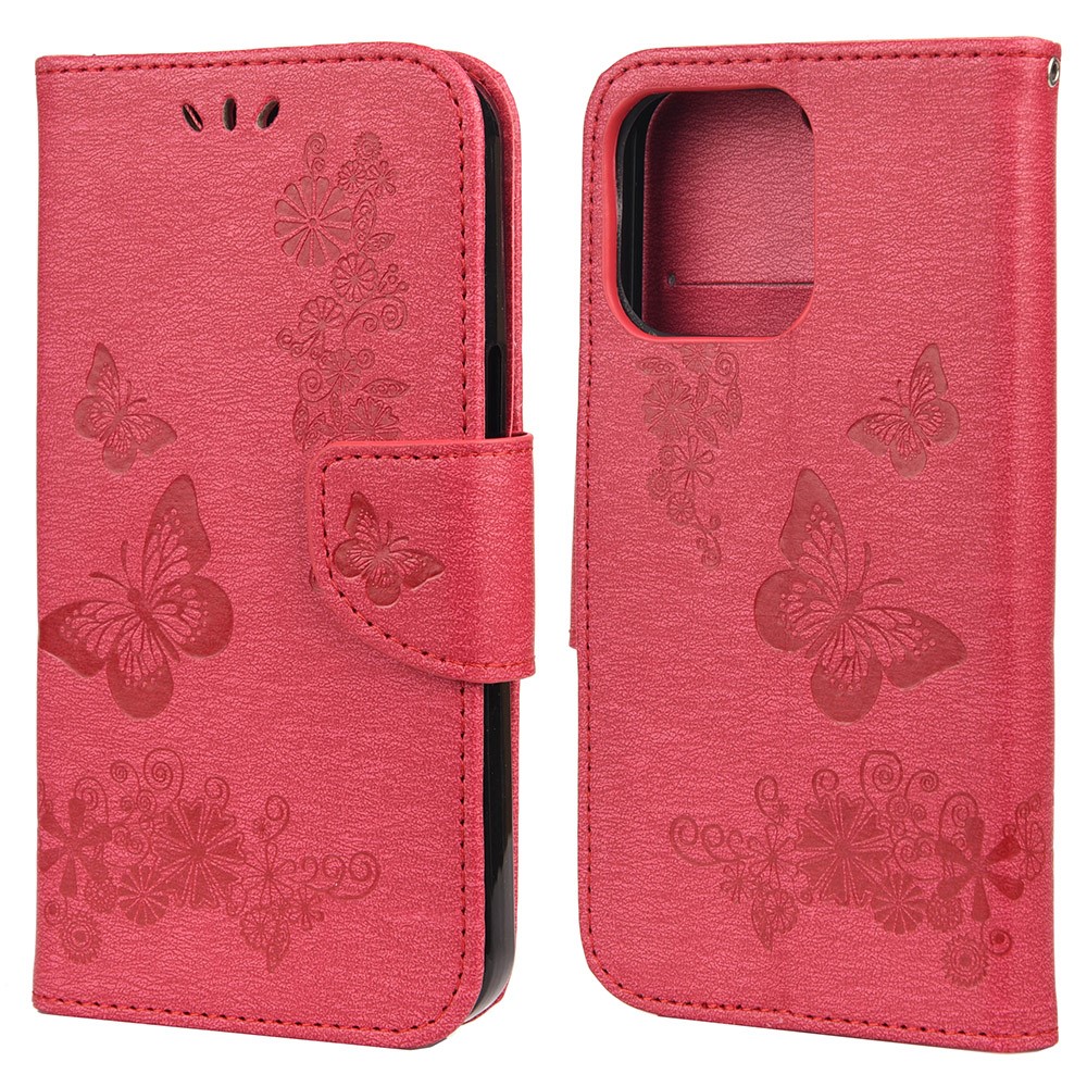 Trolsk Butterfly Wallet (iPhone 13 Pro) - Rød