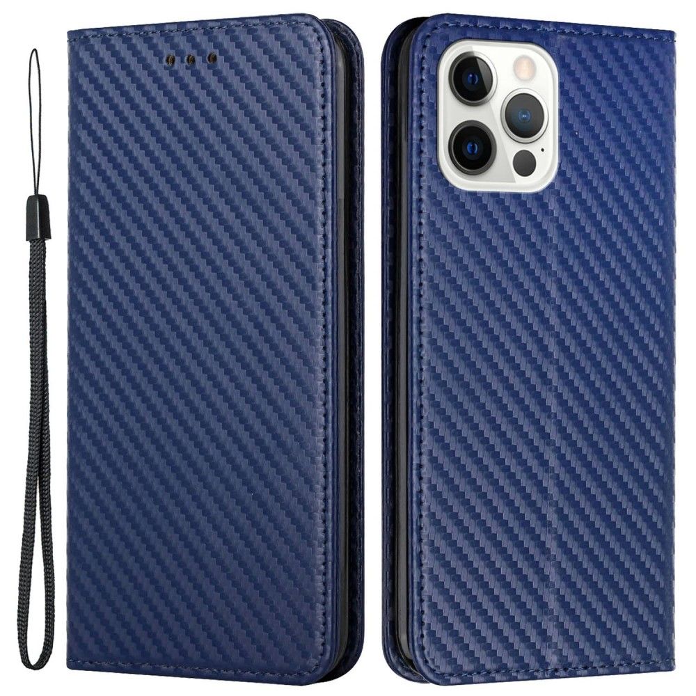 Trolsk Carbon Wallet (iPhone 14 Pro) - Blå