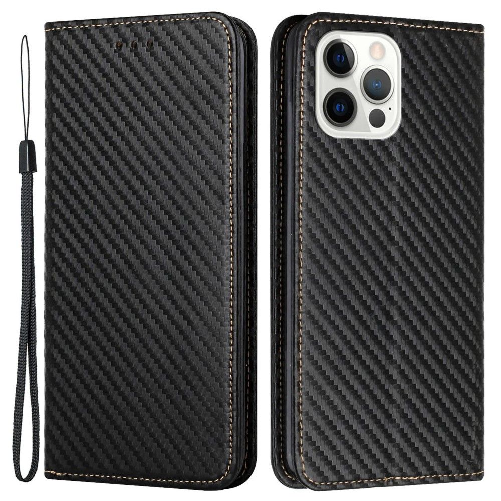 Trolsk Carbon Wallet (iPhone 14 Pro) - Svart