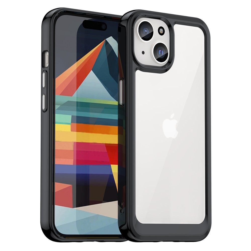 Trolsk Clear Protective Case (iPhone 15) - Svart/gjennomsiktig