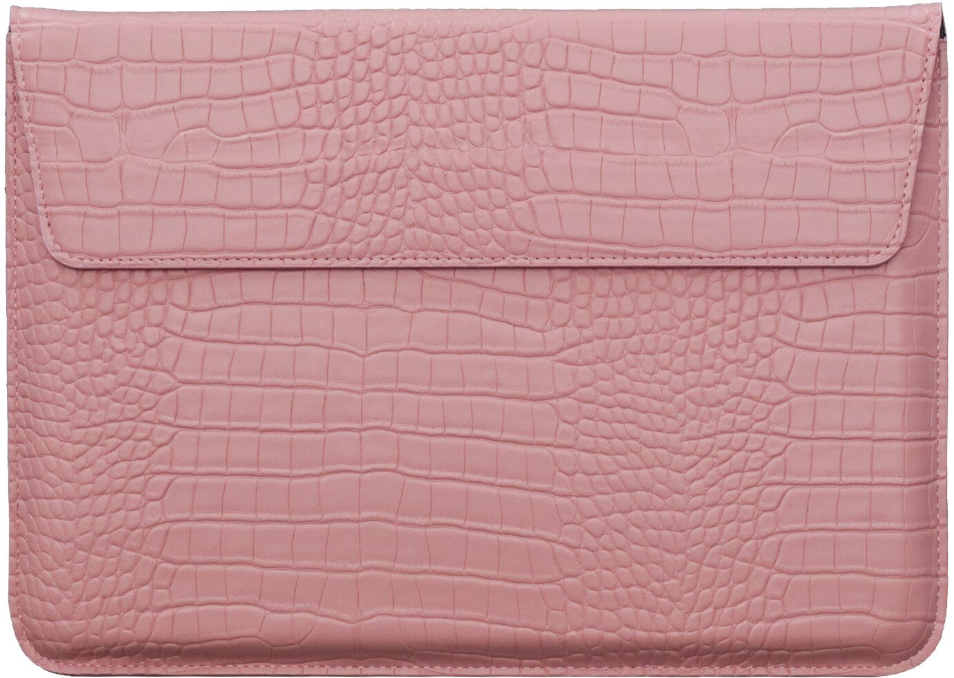 Trolsk Croco Leather Sleeve (Macbook 13/14") - Rosa