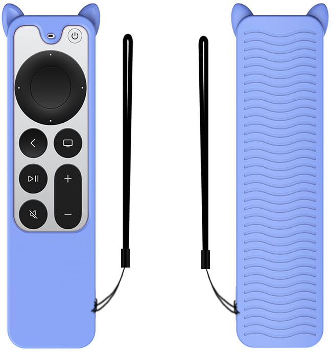 Trolsk Cute Slim Case (Siri Remote gen 3/2) - skall - Lyse blå
