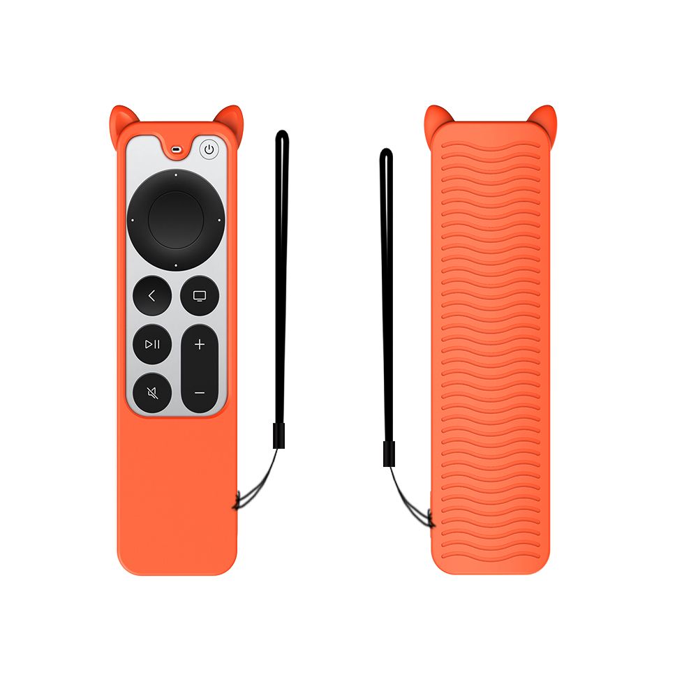 Trolsk Cute Slim Case (Siri Remote gen 3/2) - skall - Oransje