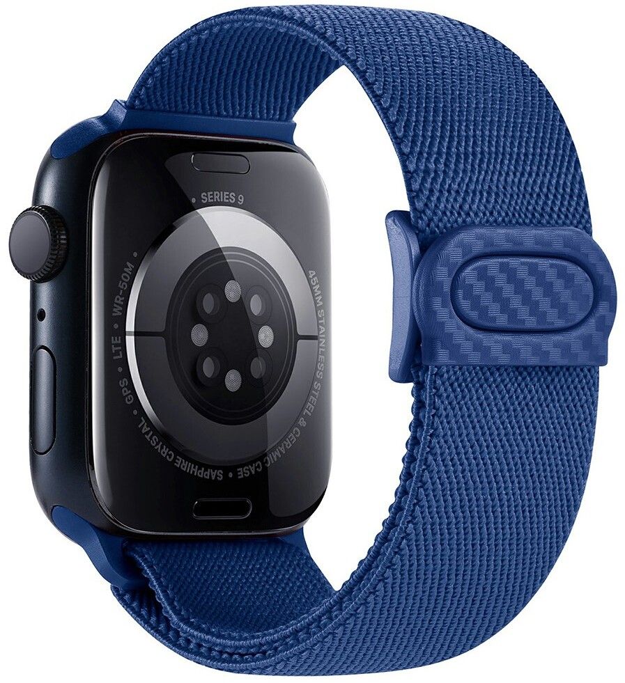 Trolsk Elastic Nylon Band (Watch 42/41/40/38mm) - Blå