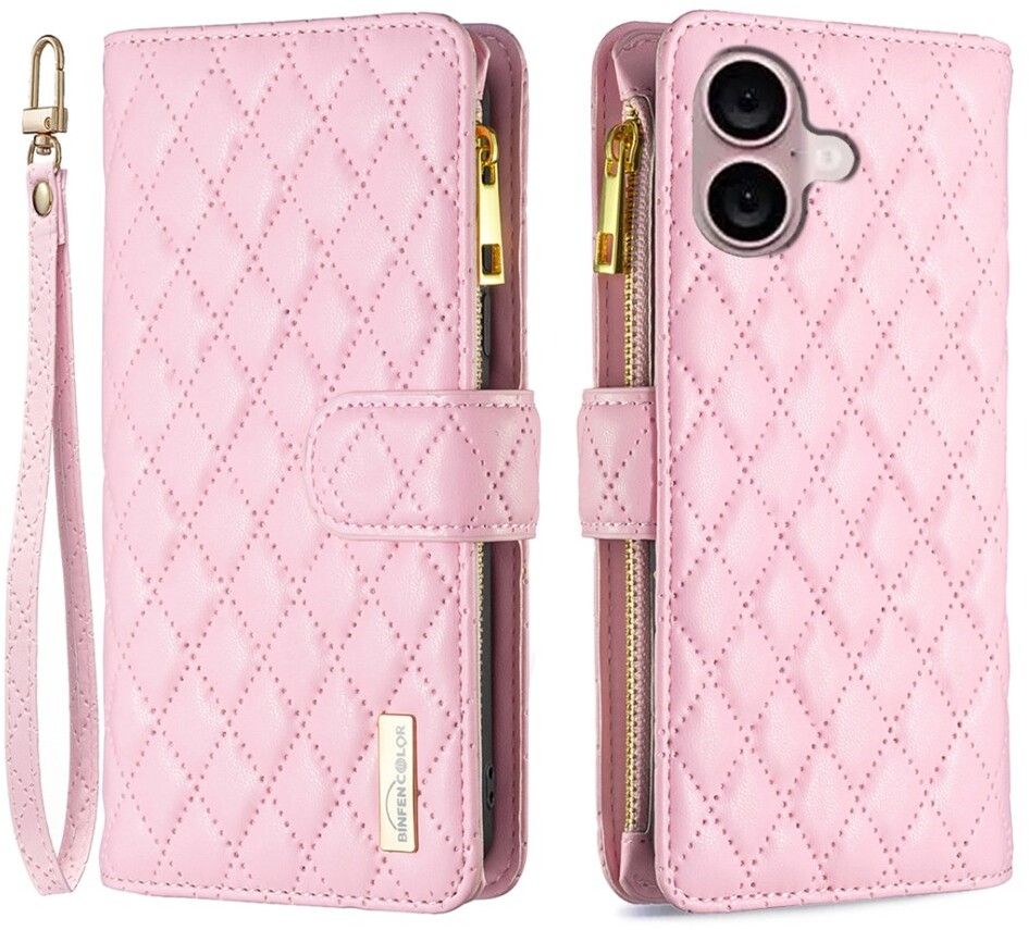 Trolsk Fashionable Wallet (iPhone 16) - Rosa