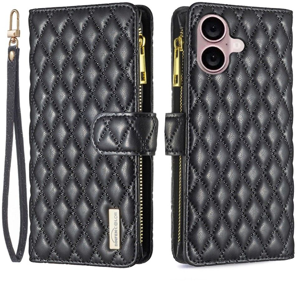 Trolsk Fashionable Wallet (iPhone 16 Plus) - Svart