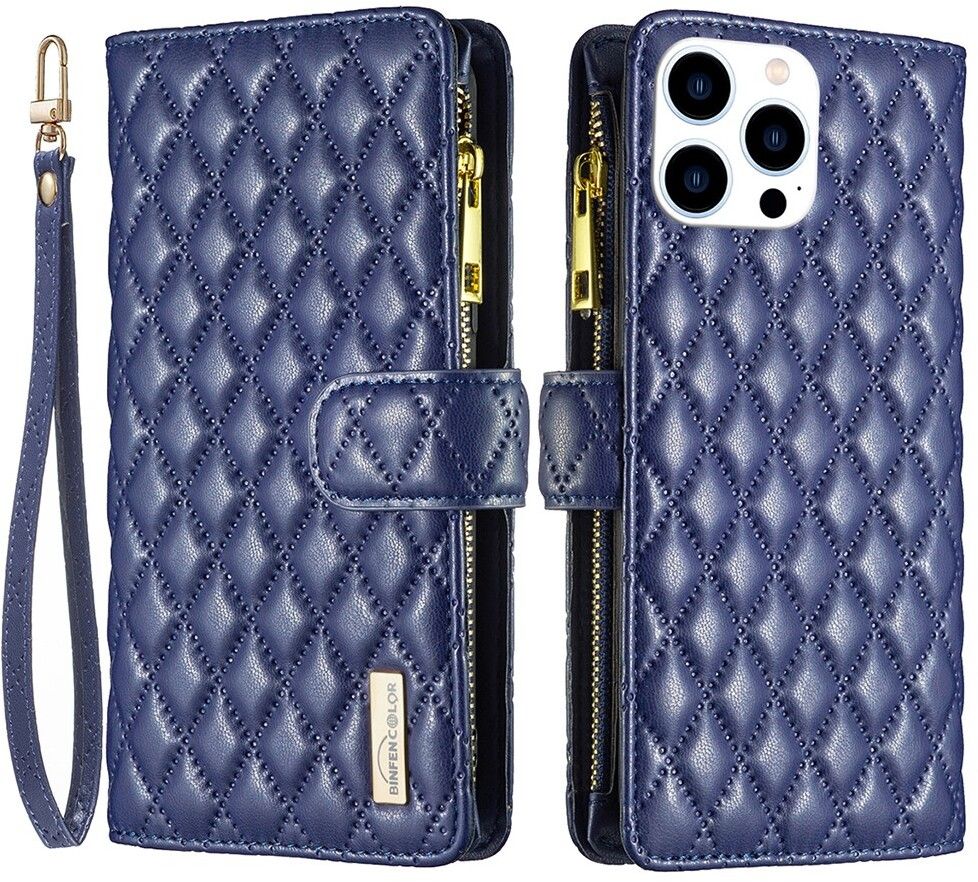 Trolsk Fashionable Wallet (iPhone 16 Pro Max) - Blå