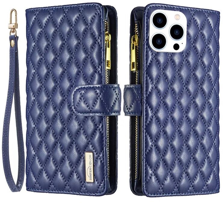Trolsk Fashionable Wallet (iPhone 16 Pro) - Blå